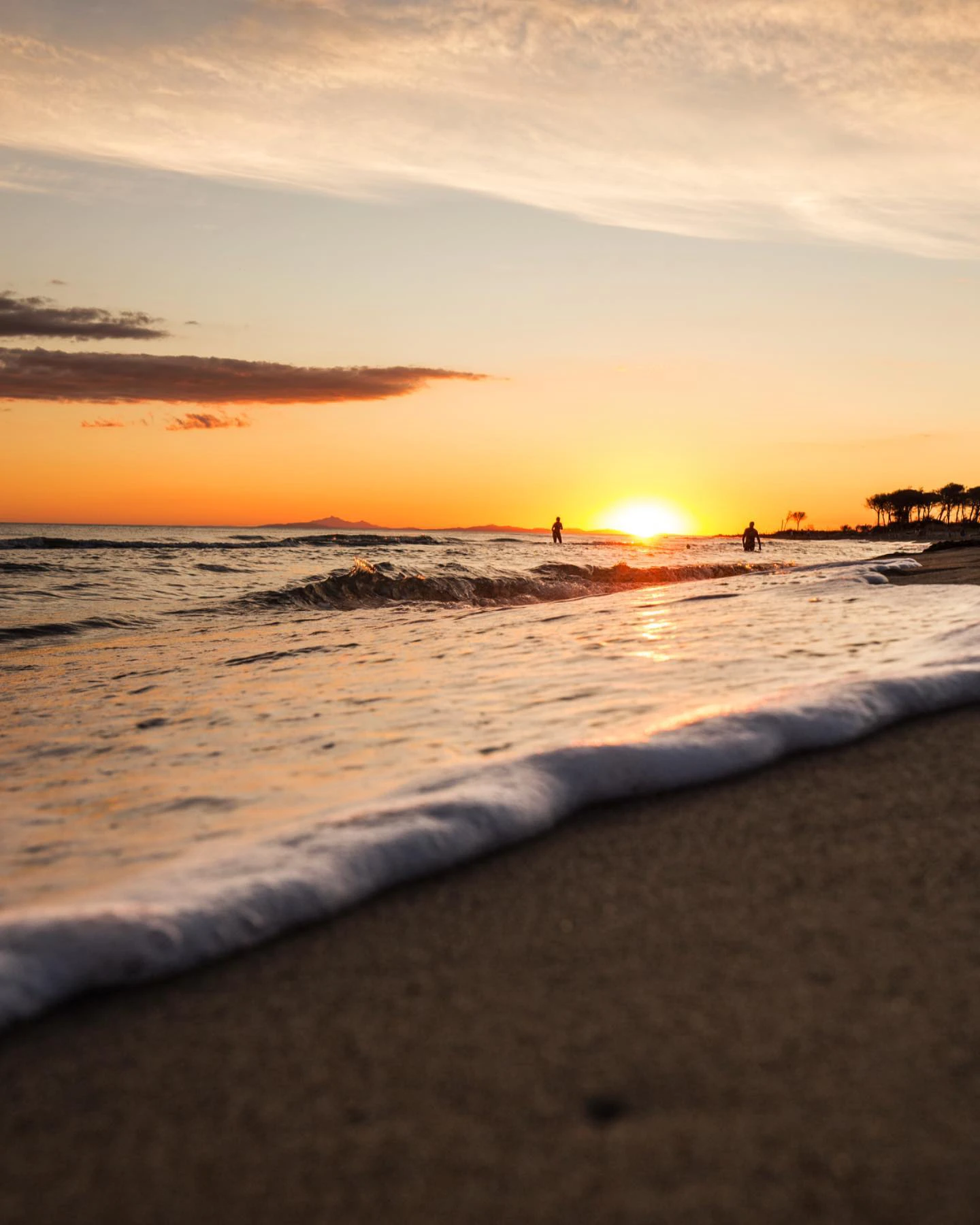 un tramonto a marina di alberese