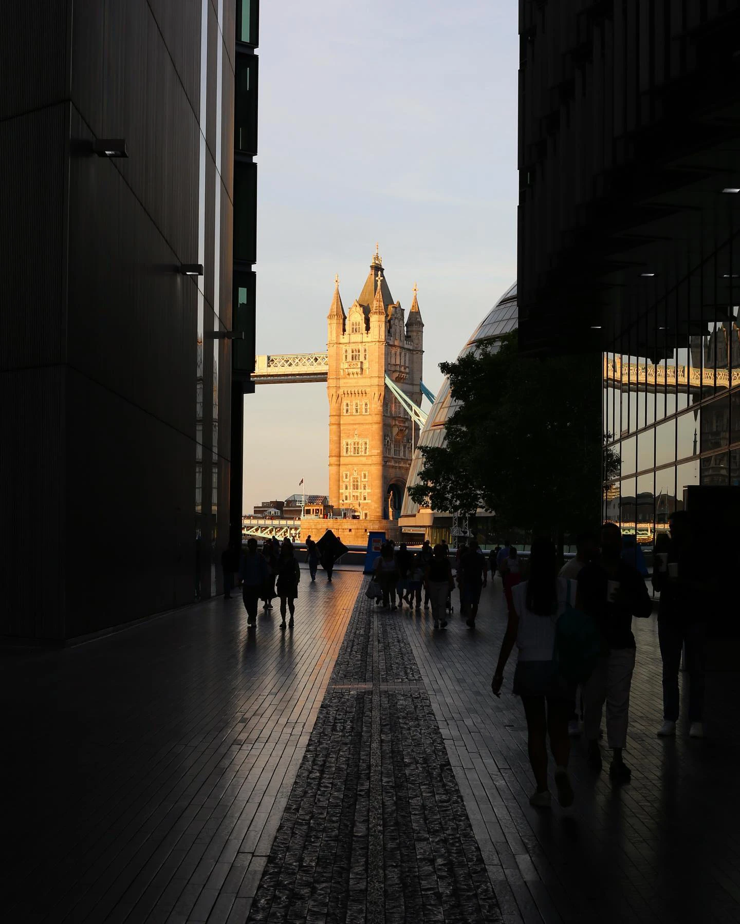 Scorcio di tower bridge, londra